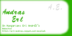 andras erl business card